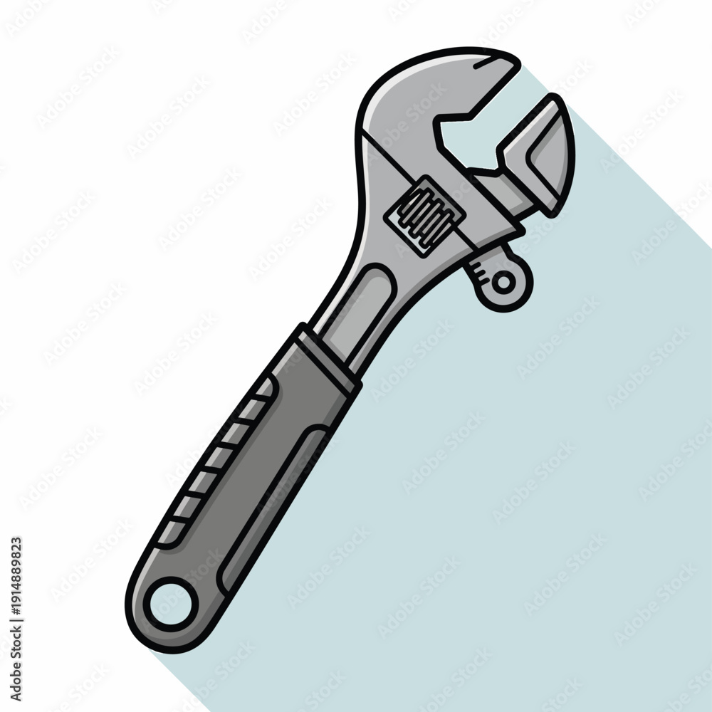Obraz premium Adjustable Wrench Tool