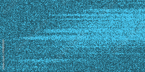 Abstract digital noise texture background in cyan and black colors, pixelated glitch effect, modern technology concept