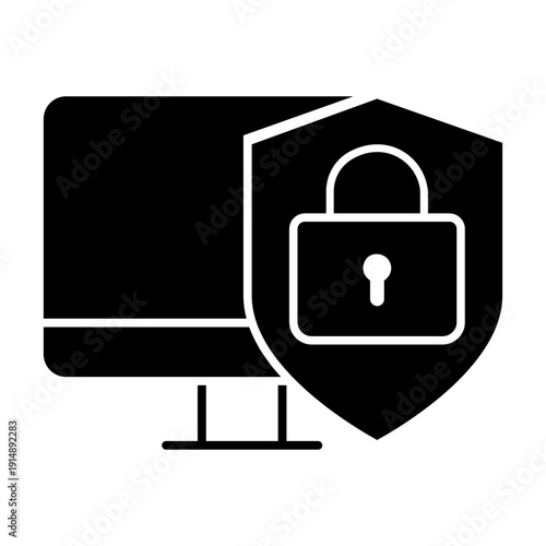 Firewall vector icon. Cybersecurity Illustration sign. Computer antivirus symbol. Data protection logo.