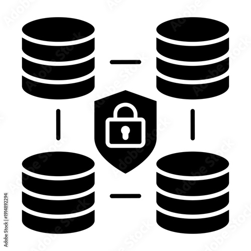 Firewall vector icon. Cybersecurity Illustration sign. Computer antivirus symbol. Data protection logo.
