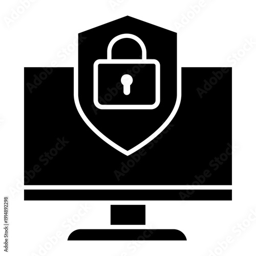 Firewall vector icon. Cybersecurity Illustration sign. Computer antivirus symbol. Data protection logo.