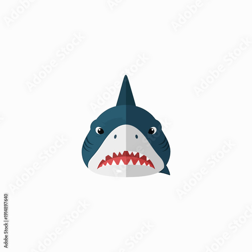 Cartoon Shark Head