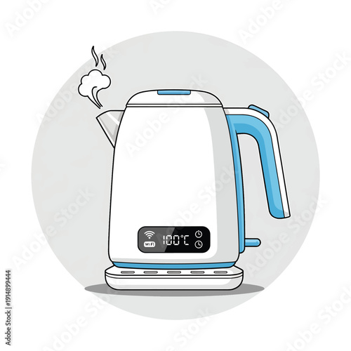 Electric Kettle With Steam