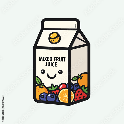 Mixed Fruit Juice Carton