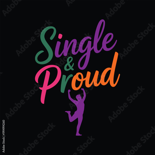 Single and proud woman with arms raised in celebration, diverse colors, empowerment, individuality, self love, joy