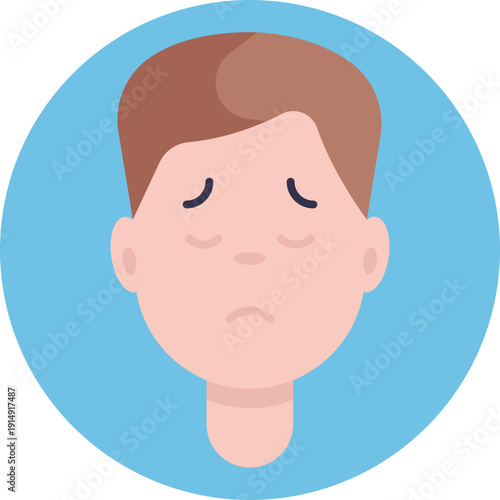 Sadness – Represents feelings of unhappiness, emotional heaviness, or low mood that may arise from difficult experiences or personal struggles.