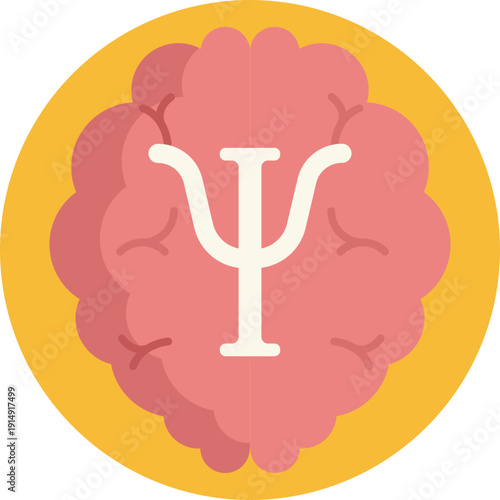 A symbol representing the field of psychology and the study of the human mind and behavior.