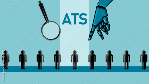 Foto Applicant Tracking System ATS Software for Recruitment Automation, Resume Screen