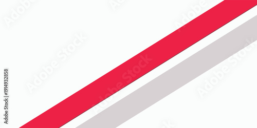 Red line isolated on white background.Red line isolated on white background