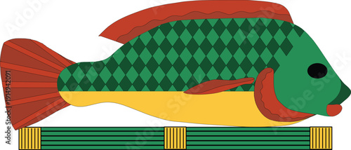 Abtu Sacred Fish Sun Boat Guardian in Ancient Egypt