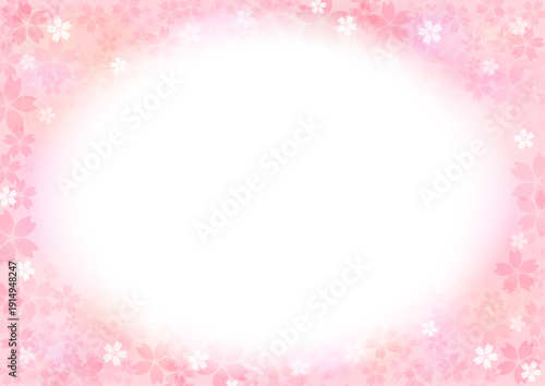 春の桜 フレーム