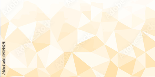 Abstract Low Poly Beige Geometric Background With Blue Triangle Outline and Minimalist Design