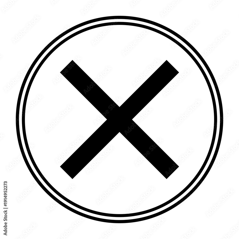 Obraz premium close icon design image