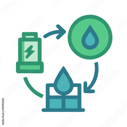 The sustainable water cycle powered by renewable energy sources