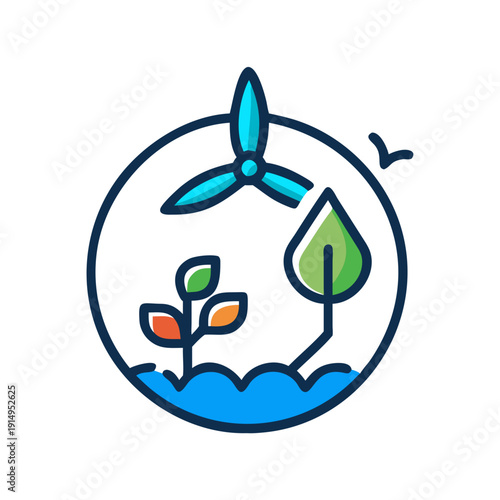 Sustainable energy and nature harmonizing in a circular ecosystem