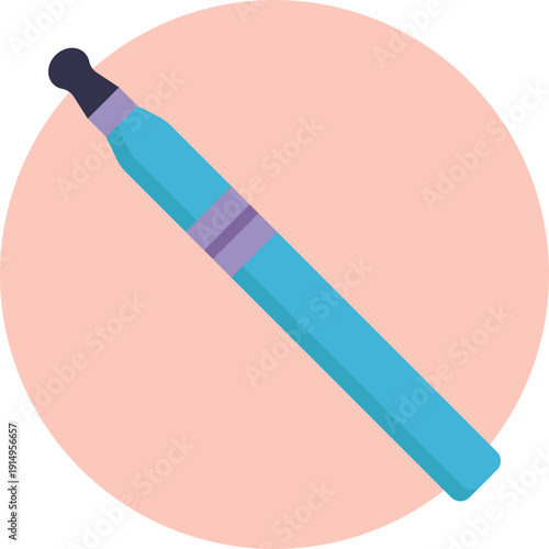 Vape Icon – A symbol representing the act of vaping, typically illustrated with an e-cigarette device and vapor clouds.