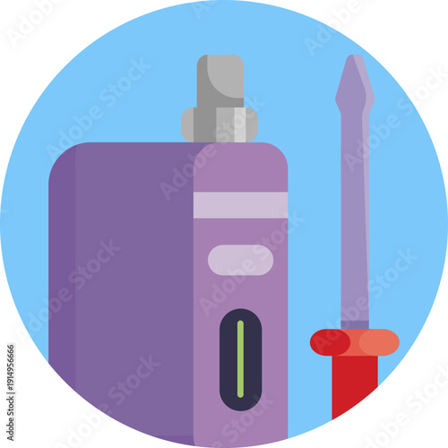 Clippers icon – Represents refillable Clipper lighters commonly used for lighting cigarettes, joints, or vaping accessories.