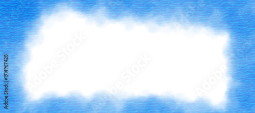 Soft Blue Cloud Fog Frame Abstract Background paper texture
