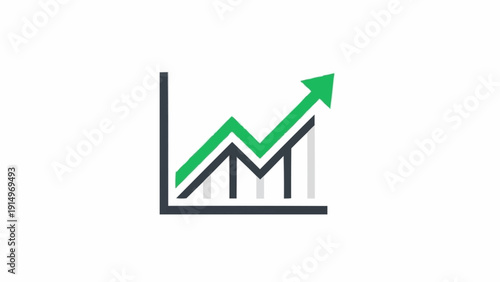 Green Arrow Graph Chart Growth.