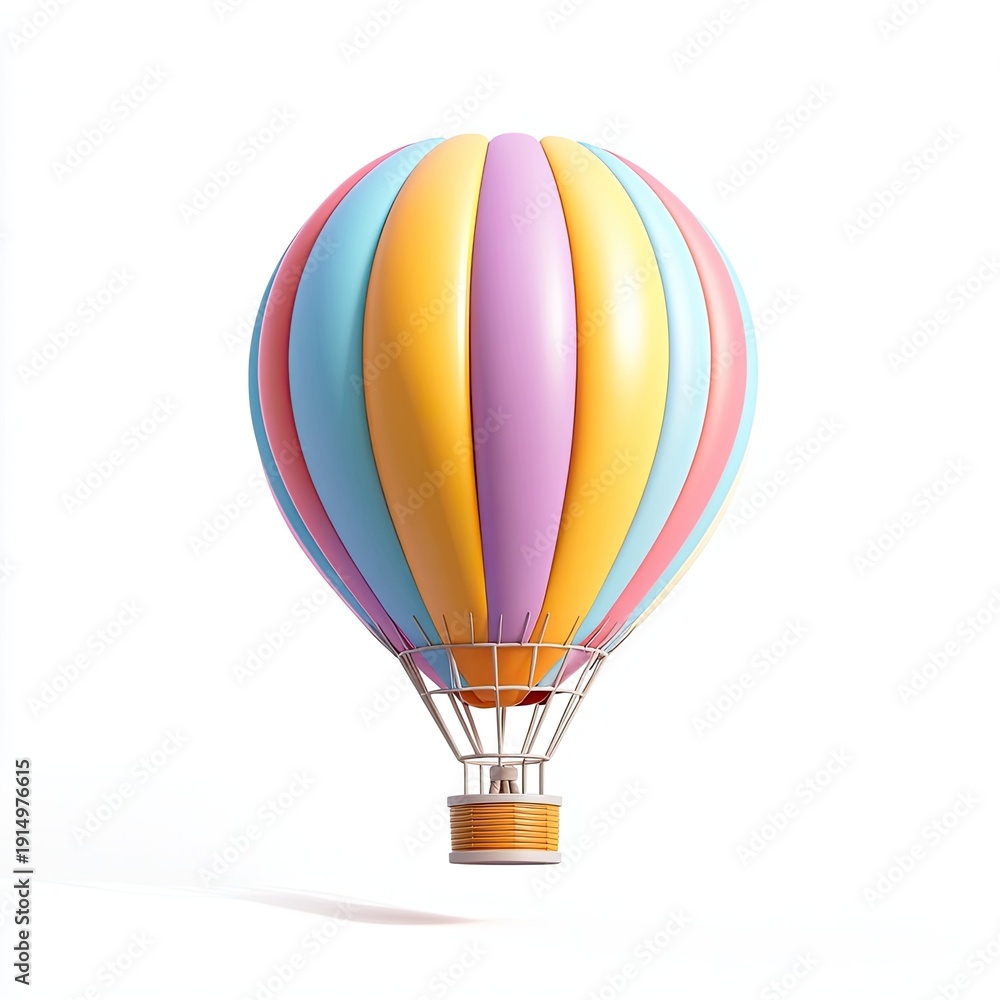 Fototapeta premium Colorful hot air balloon