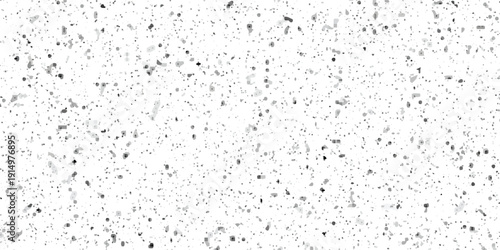 Black and white interior cement concrete terrazzo rock surface design. Overlay abstract quartz rock smooth wall concrete polished terrazzo mosaic endless flooring grunge pavement ceramic texture.