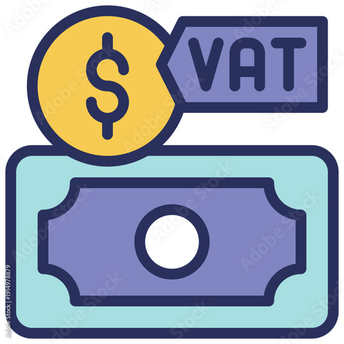 money paid payment business fee filled outline icon