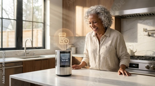 AI-Powered Home Wellness Assistant Enhancing Independent Senior Living with Smart Medication and Supplement Alerts