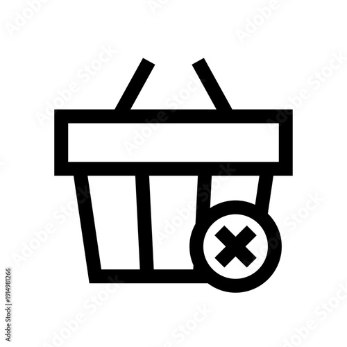 Delete Basket Icon