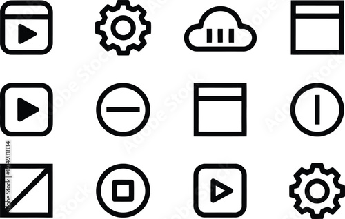 Modern Vector Number Two Illustration