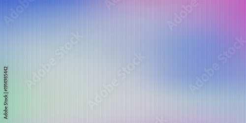 Aesthetic ribbed fractal glass texture. Modern pink, blue and purple gradient pattern. Frosted acrylic surface of door, window, roofs. Wavy striped blurry wallpaper. Vector bg.
