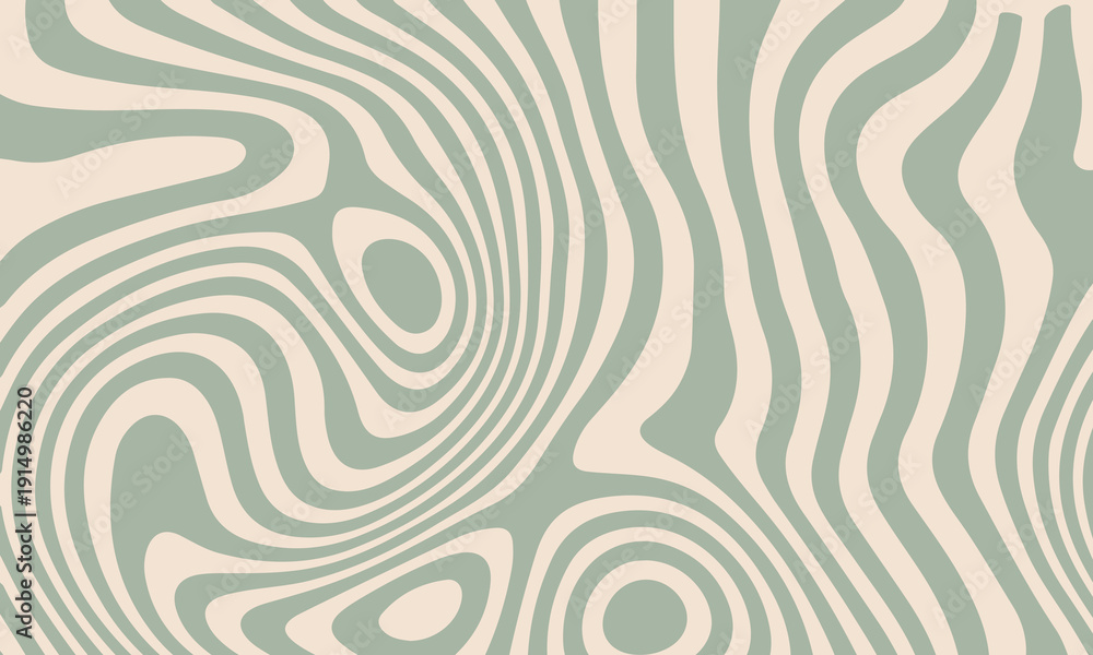 Obraz premium Smooth Green Flow: Abstract Creamy Background with Organic Fluid Shapes, Wavy Pattern Design for Modern Style Aesthetics, Serene Visuals and Artistic Presentation, vector illustration