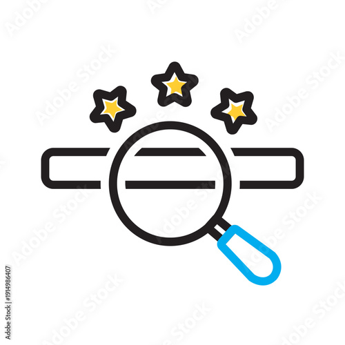 Vector multi color icon for Seo ranking
