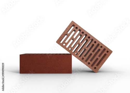 Wallpaper Mural Hollow Brick Mockup Torontodigital.ca