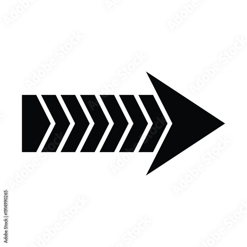 Forward Arrow Speed Movement Direction Fast Flow Velocity Icon Vector Illustration for Digital Interface Branding forward arrow speed movement direction fast flow velocity