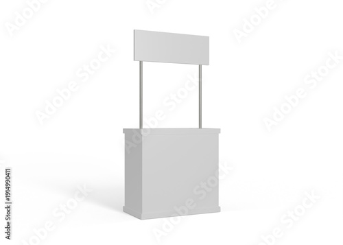 Wallpaper Mural Promotional Kiosk Stand Mockup Torontodigital.ca