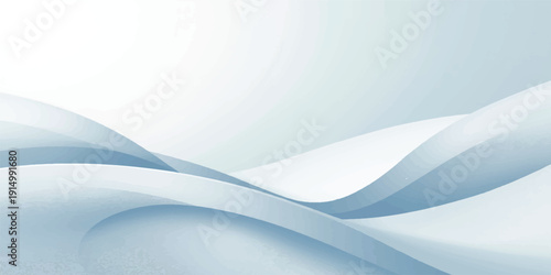 Abstract blue wave background featuring a futuristic 3d curve design with light technology patterns and a silk texture vector illustration for a professional business wallpaper backdrop