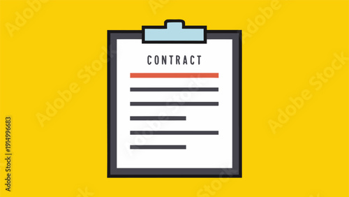 Business associates completing a successful negotiation with a signed agreement..eps