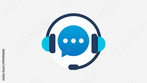 Online helpdesk and technical assistance vector symbol.eps