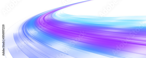 Εκτύπωση καμβά Dark blue abstract background with ultraviolet neon glow and motion blur