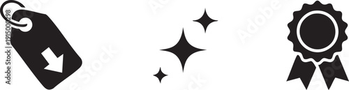 Clearance New Arrival Best Seller Retail Icons