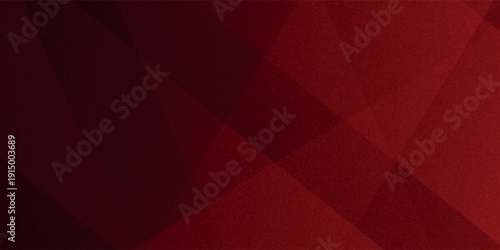 Modern red abstract background. Minimalist. Gradient. Bright red banner with geometric shapes, lines, stripes, and triangles.