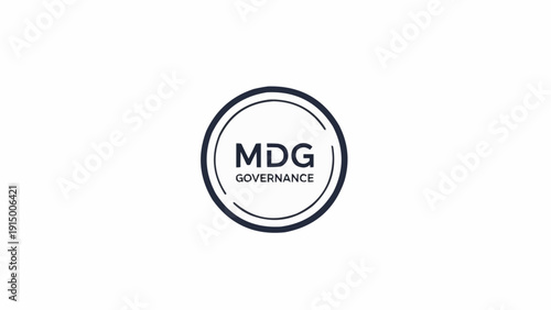 MDG Governance Logo Design.