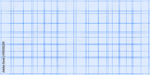 Cute striped seamless pattern with blue watercolor lines and a light gingham feel. Ideal for fabric, nursery decor, and girly textile prints