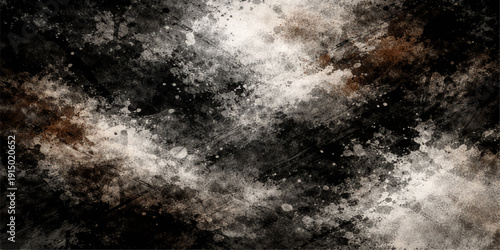 An abstract storm cloud texture features dark blue and black and white smoke backgrounds with mist and light amidst a dark night sky