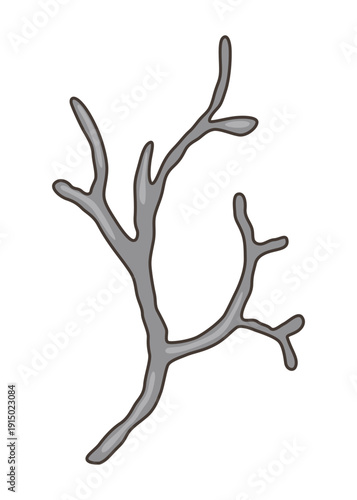 Dinosaurs skeletons parts underground. Fossils, bones of prehistoric reptiles and ammonites