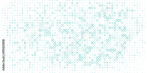 Medical healthcare seamless background. Green blue cross pattern. Repeating plus symbol wallpaper. Vector hospital pattern. Tech backdrop for presentation, banner, booklet, brochure, leaflet, poster