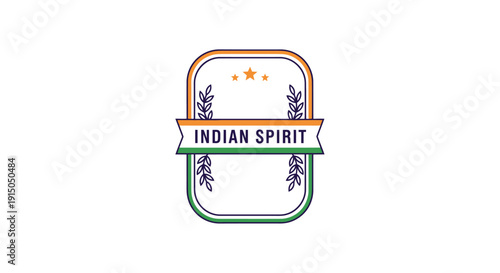 Indian Spirit Logo with Traditional Design Elements