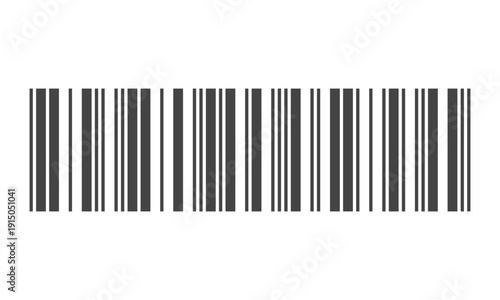 Barcode tag. Digital code for retail. Product label. Vector