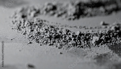 Dry cement close-up