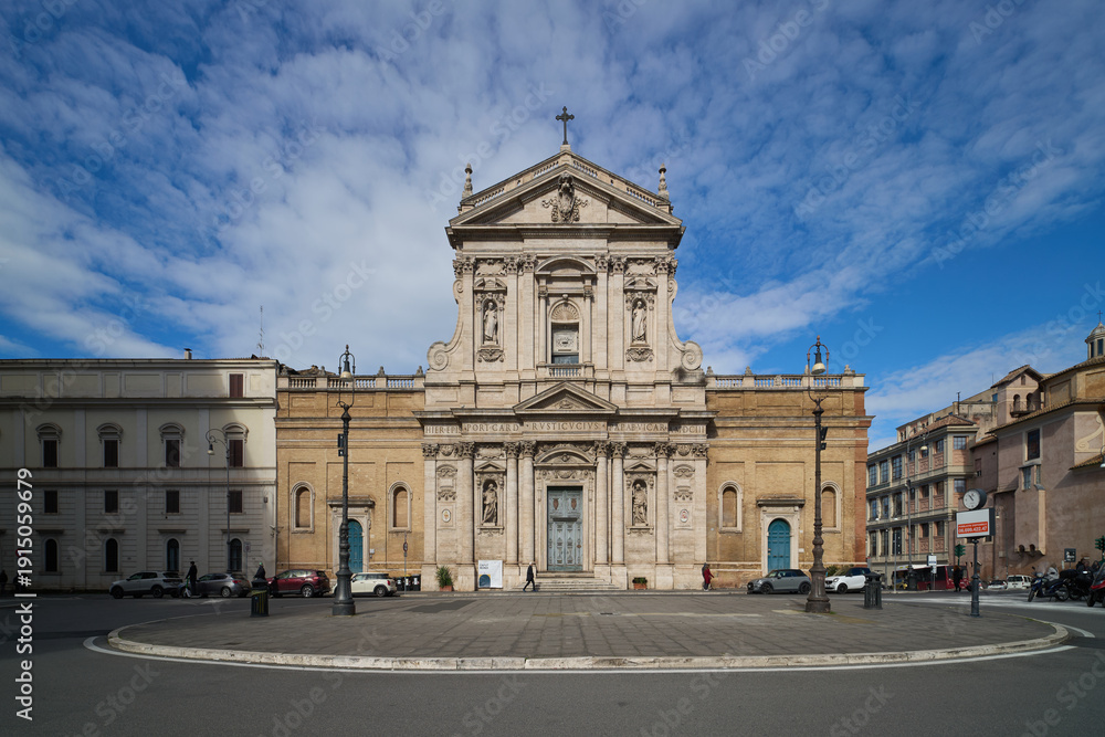 Obraz premium Chiesa di Santa Susanna alle Terme di Diocleziano, baroque styled church in Rome, Italy